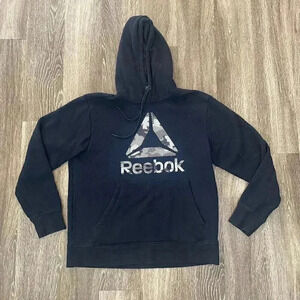 Mens Reebok Black Hoodie - L
